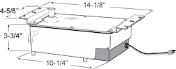 Condensate Pan Assm 115V600W For Victory Image