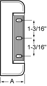 Rev Spg Asst Edgemount Hinge 1-1/8" Off Image