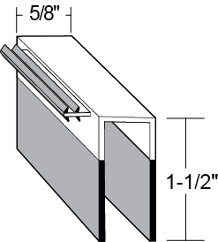 28" Door Sweep Strip For Vollrath Image