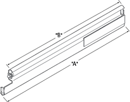 LH Drawer Slide For True Image