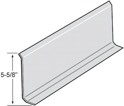 8' Galvanized Steel Aluminum Cove Base Image