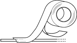 2"  x 150' Roll  Foil Tape Image