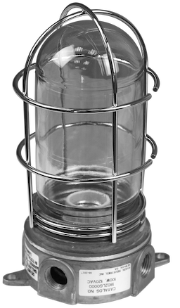 Glass Globe Fixture Comp w/Wire Guard Image