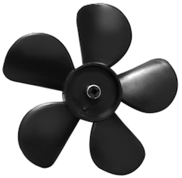 5-1/2" Plastic Fan Blade For Hussmann Image
