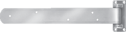 Chrome Reversible Strap Hinge-Flush Image